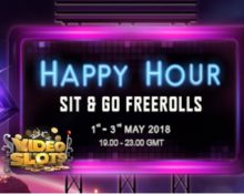Videoslots – May Freeroll Happy Hours!
