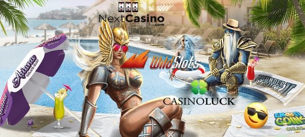 Holiday Race at Casino Luck, Next and WildSlots!