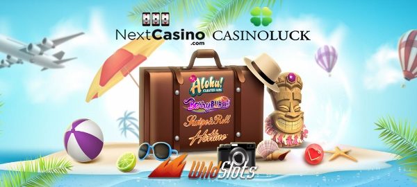 Holiday Giveaway at Casino Luck, Next and WildSlots!